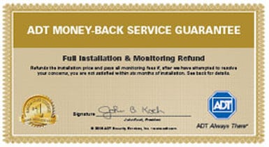 ADT Money Back Service Guarantee